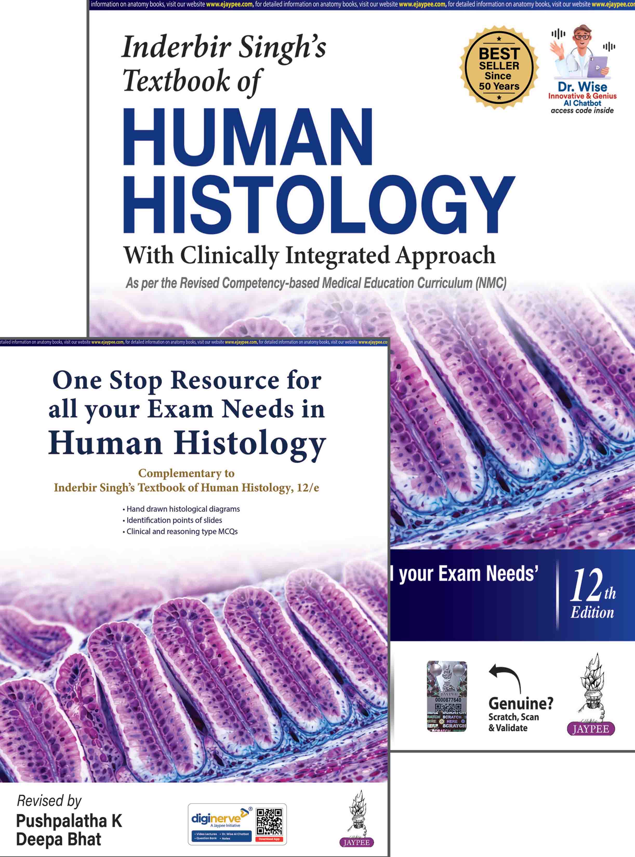 Inderbir Singh’s Textbook of Human Histology (With Clinically Integrated Approach) Includes a FREE book of One Stop Resource for All Your Exam Needs in Human Histology PUSHPALATHA KDEEPA BHAT ISBN: 9789372026733 2027 12/e